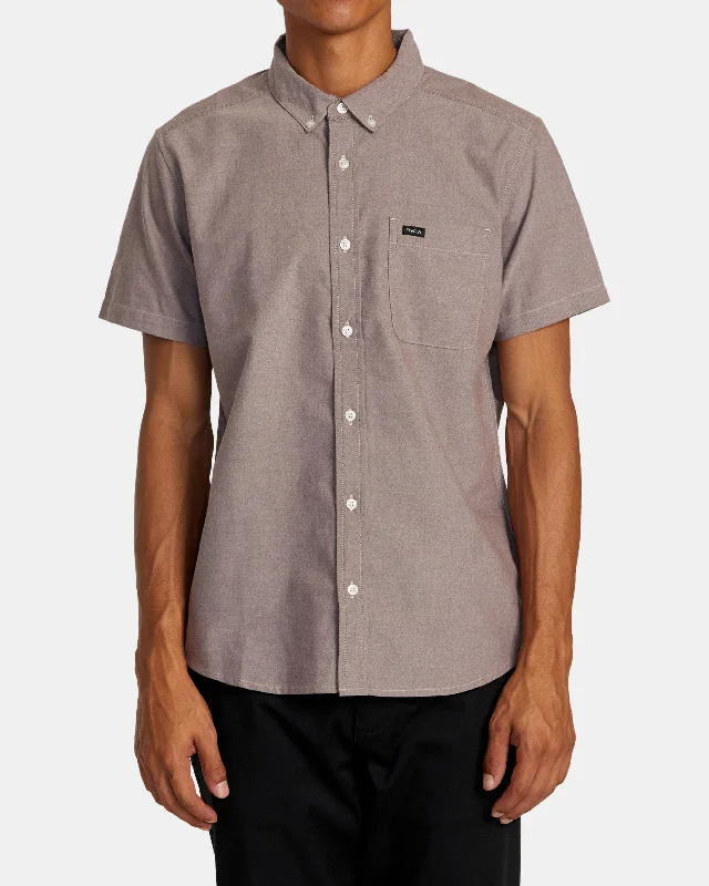 Men's short-sleeve sleek neutral-casual-bold-rich-nightlife shirt-That'll Do Short Sleeve Shirt - Plum Ash