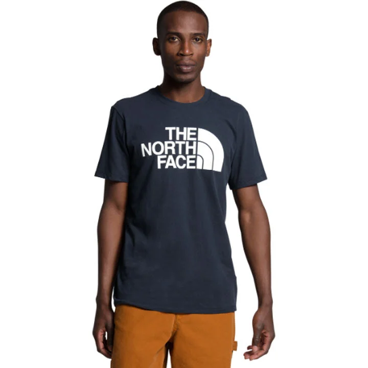 Men's short-sleeve warm stylish-sleek-fast-teal shirt-The North Face Half Dome Short Sleeve Tee Mens