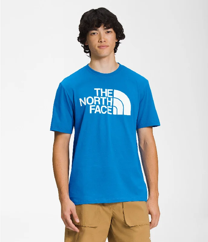 Men's short-sleeve bright deep-classic-muted-old-violet shirt-The North Face Short Sleeve Half Dome Tee Men’s