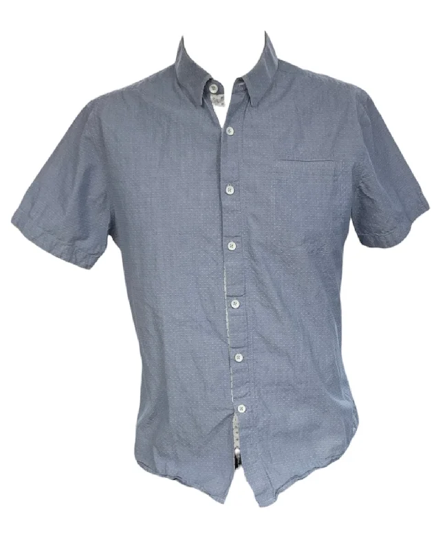 7 Diamonds Men's Shirt Blue S