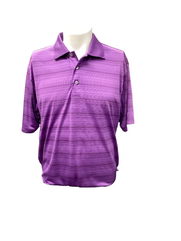 Champions Men's Golf Shirt Purple L