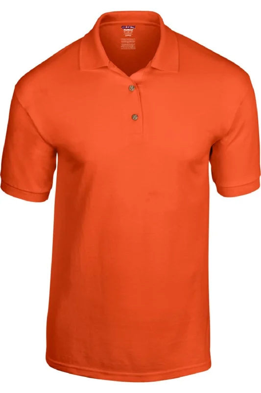 Men's short-sleeve urban warm-thick-poly shirt-Gildan Adult DryBlend Jersey Short Sleeve Polo Shirt