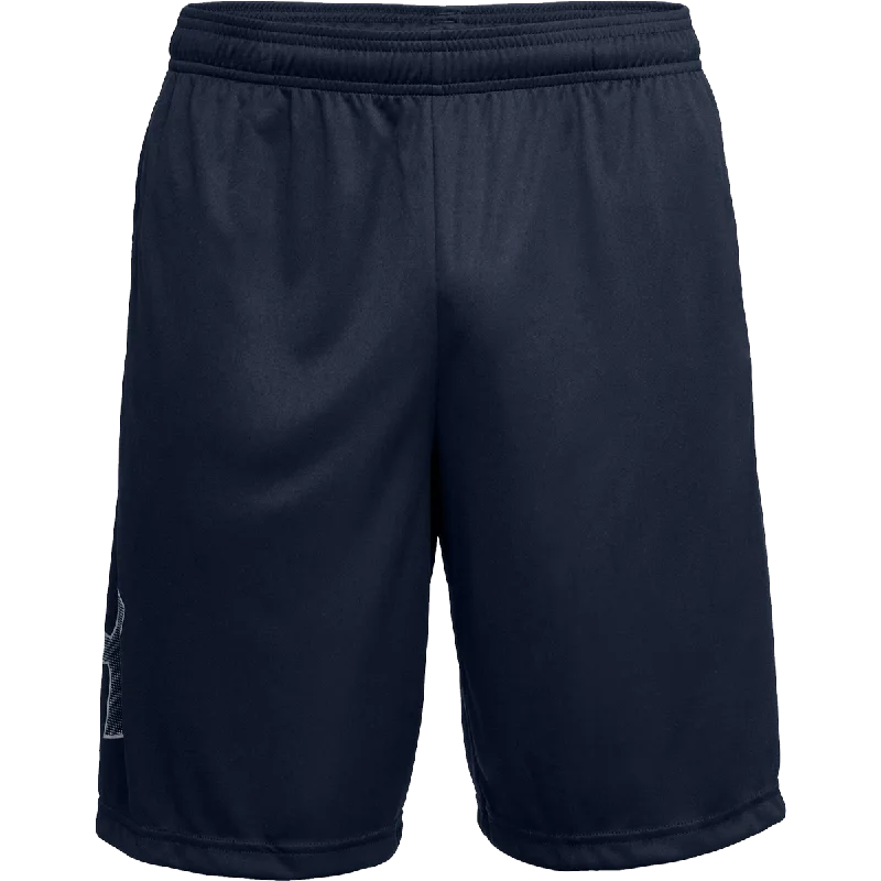 men's straight leg subtle blue pants-Men's UA Tech Graphic Short