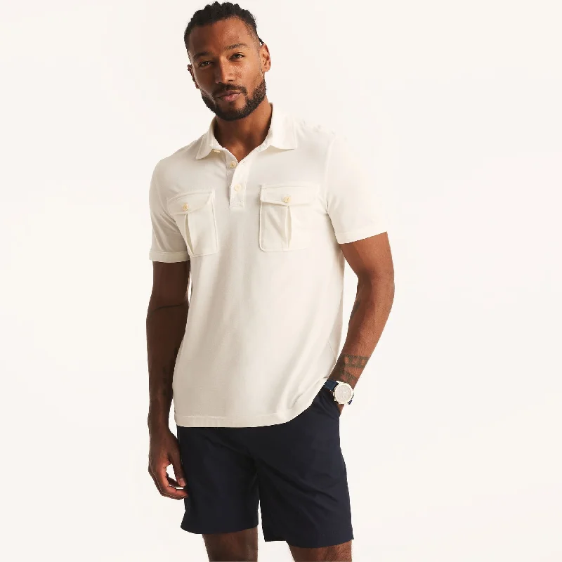 Men's short-sleeve casual bold-rich-boxy-swirl tee-Nautica Mens Classic Fit Polo