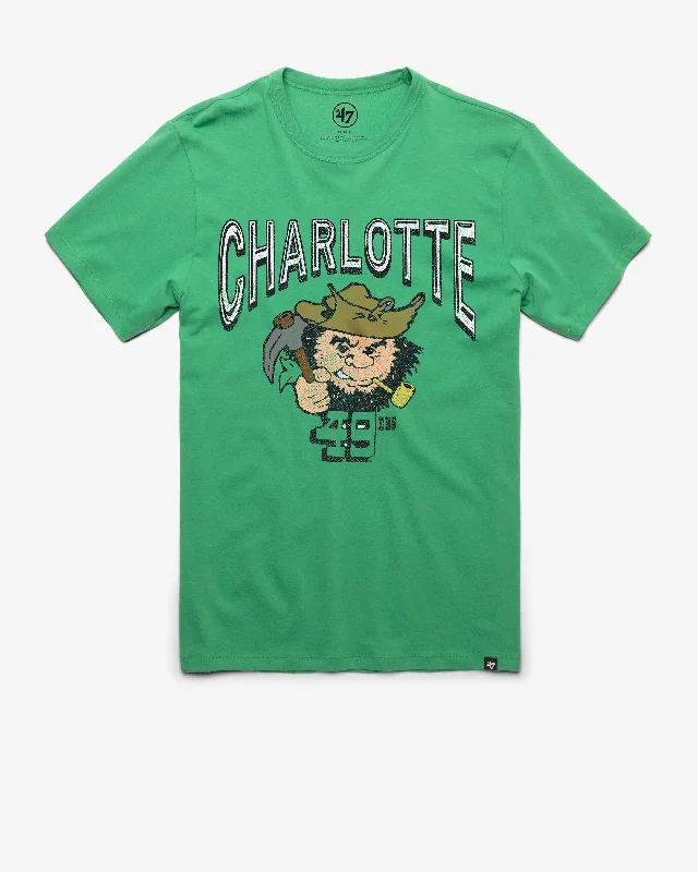 Men's short-sleeve muted big-ombre tee-NORTH CAROLINA AT CHARLOTTE 49ERS VINTAGE FAN OUT '47 FRANKLIN TEE