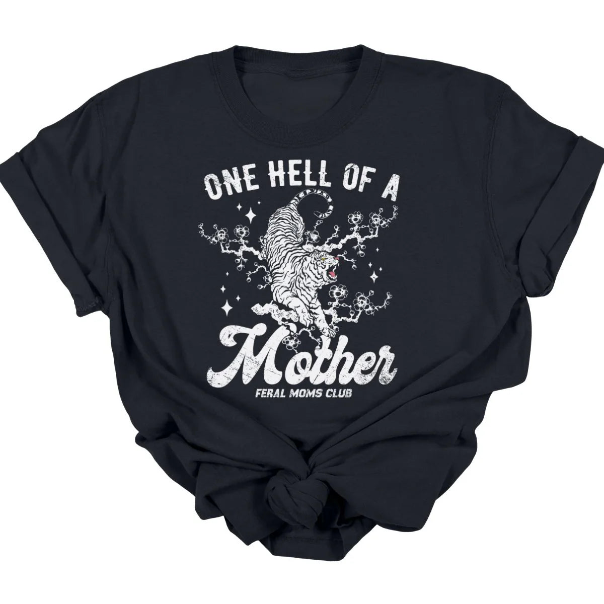 Men's short-sleeve casual light-lavender shirt-One Hell Of A Mother Tee  *MADE TO ORDER*