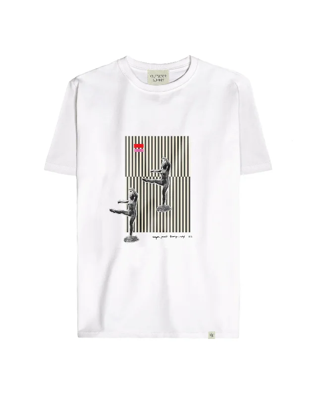 Men's short-sleeve bold skiing tee-One Of Two Heavyweight Tee