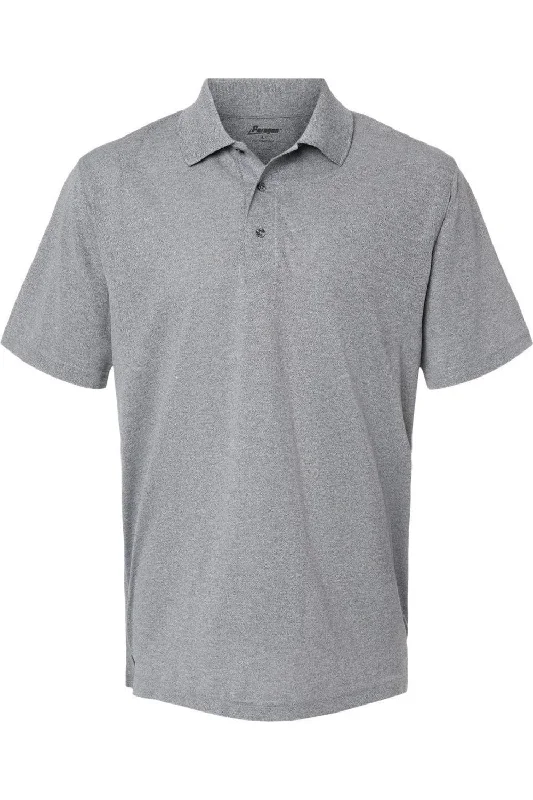 Men's short-sleeve soft pure-monochrome tee-Paragon Saratoga Performance Mini Mesh Polo