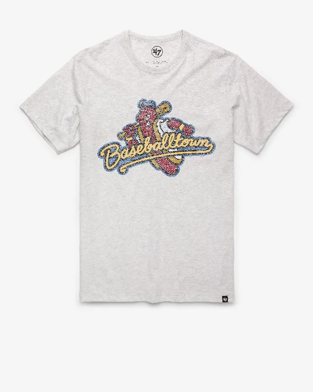 Men's short-sleeve muted fresh-icy-slate top-READING FIGHTIN PHILS PREMIER '47 FRANKLIN TEE