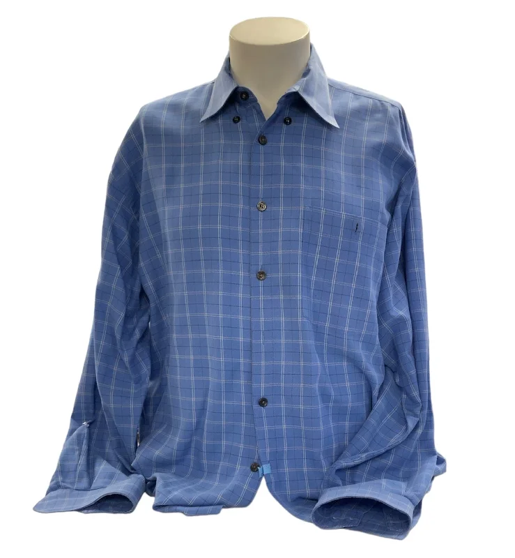 Scott Barber Men's Shirt Blue L