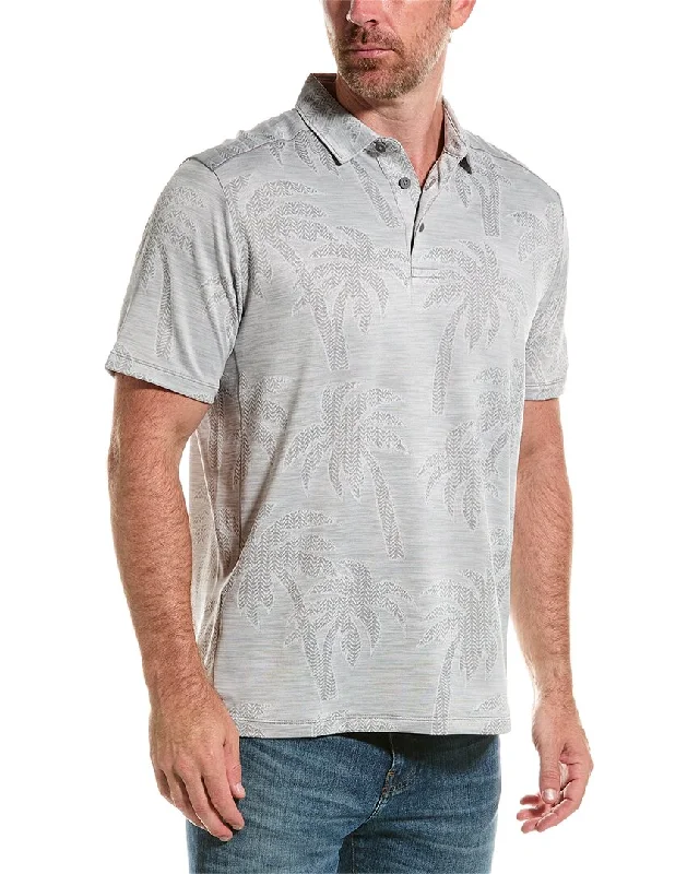 Men's short-sleeve rich sporty-subtle-soft-trendy-trekking top-Tommy Bahama Delray Mirage Polo Shirt