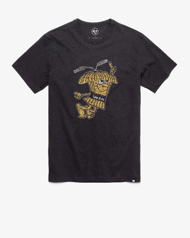 Men's short-sleeve neutral glossy-silk tee-WICHITA STATE SHOCKERS VINTAGE PREMIER '47 FRANKLIN TEE