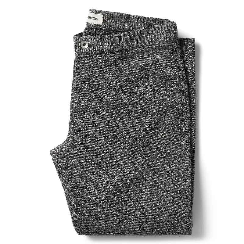 men's high-waisted camping white pants-The Camp Pant in Indigo Salt and Pepper