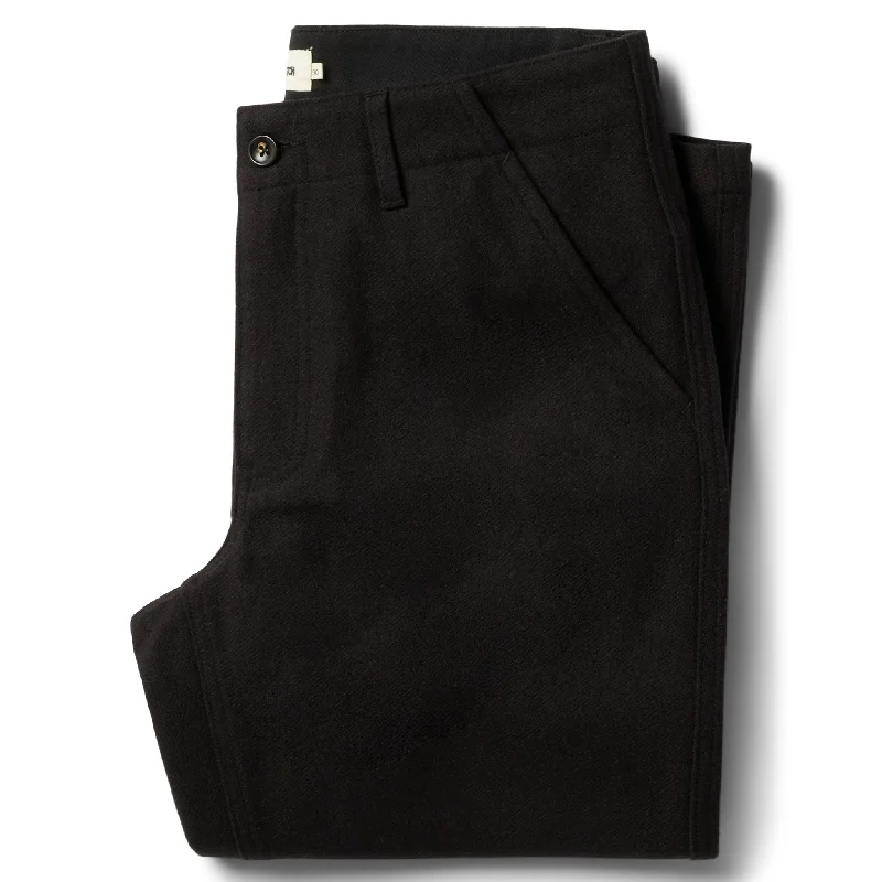 men's tailored outdoor beige pants-The Carnegie Pant in Espresso Wool