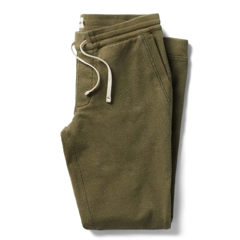 men's straight leg commute beige pants-The Fillmore Pant in Cypress Terry