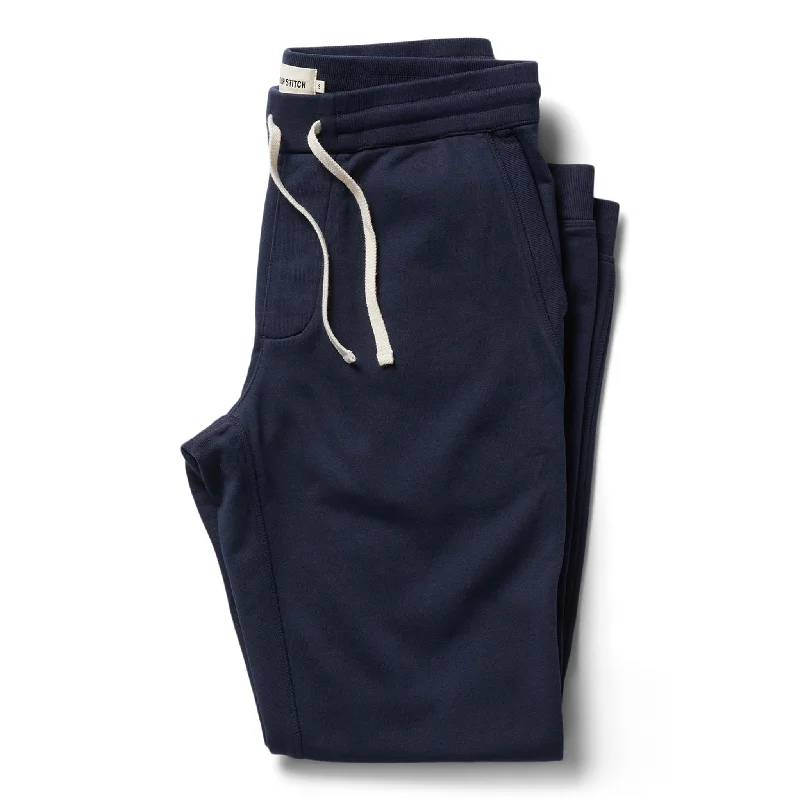 men's stretch office beige pants-The Fillmore Pant in Dark Navy