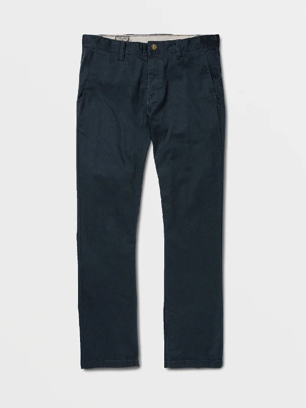 men's flat-front evening green pants-Vmonty Pant - Dark Navy