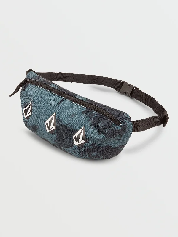 men's athletic gym navy pants-Volcom Mini Waist Pack - Marina Blue